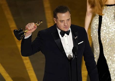 Brendan Fraser wins best actor Oscar in career comeback